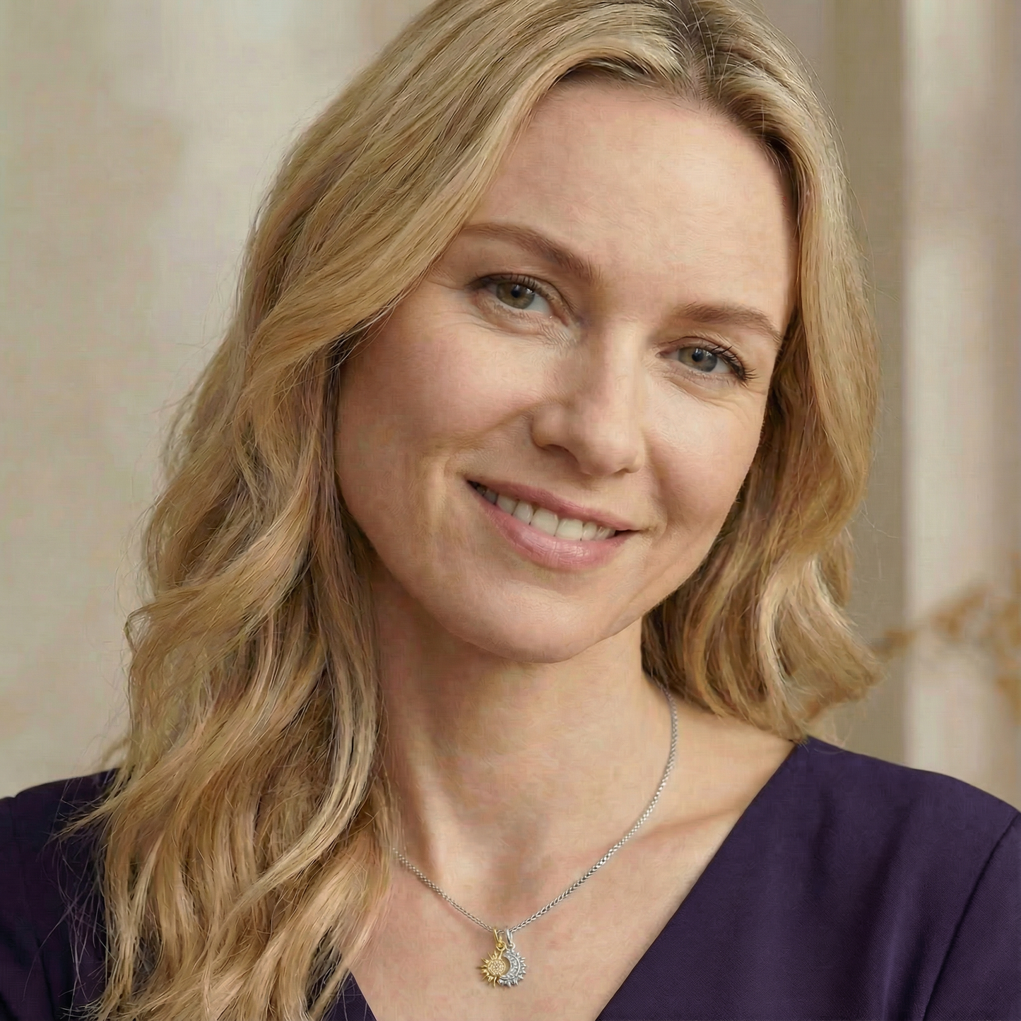 sun & moon necklace set