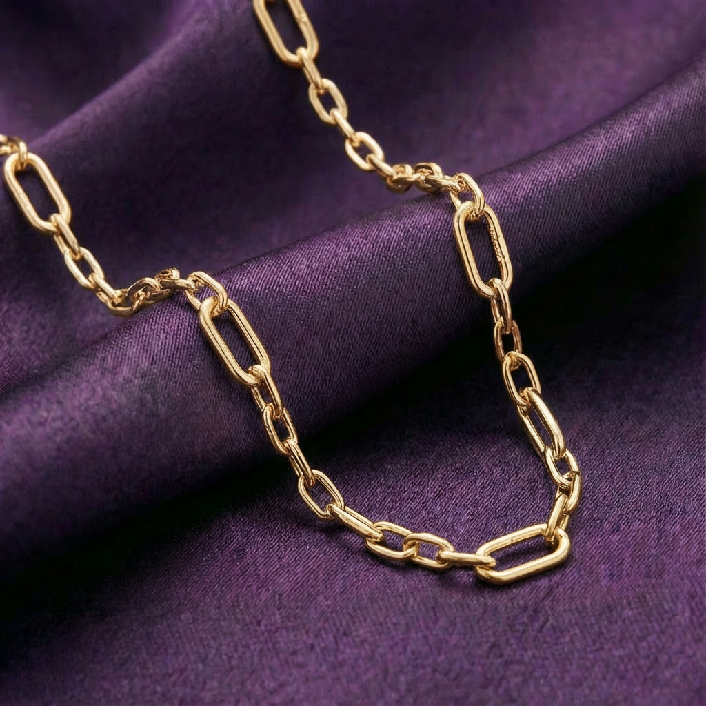 five link chain necklace
