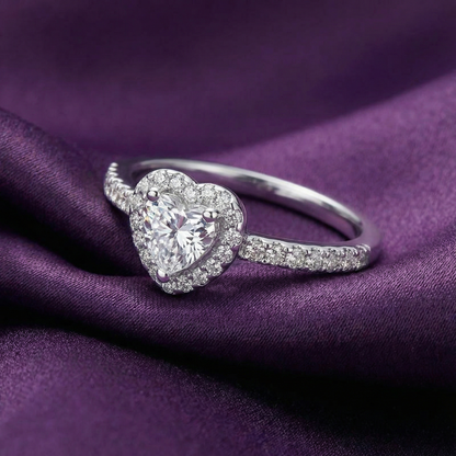 14K heart loveletter ring