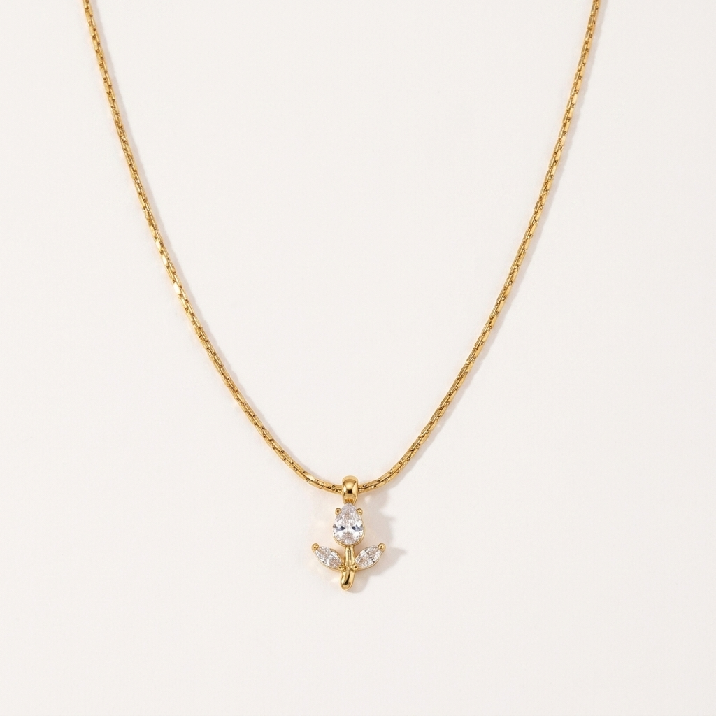 Everlasting Tulip Necklace