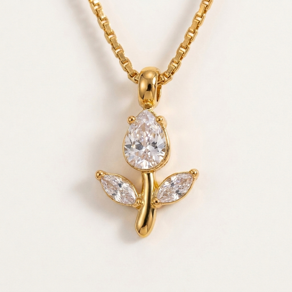 Everlasting Tulip Necklace