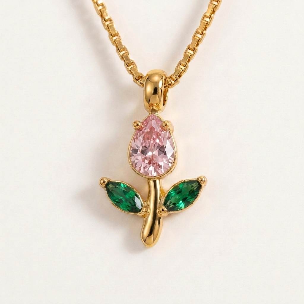 Everlasting Tulip Necklace