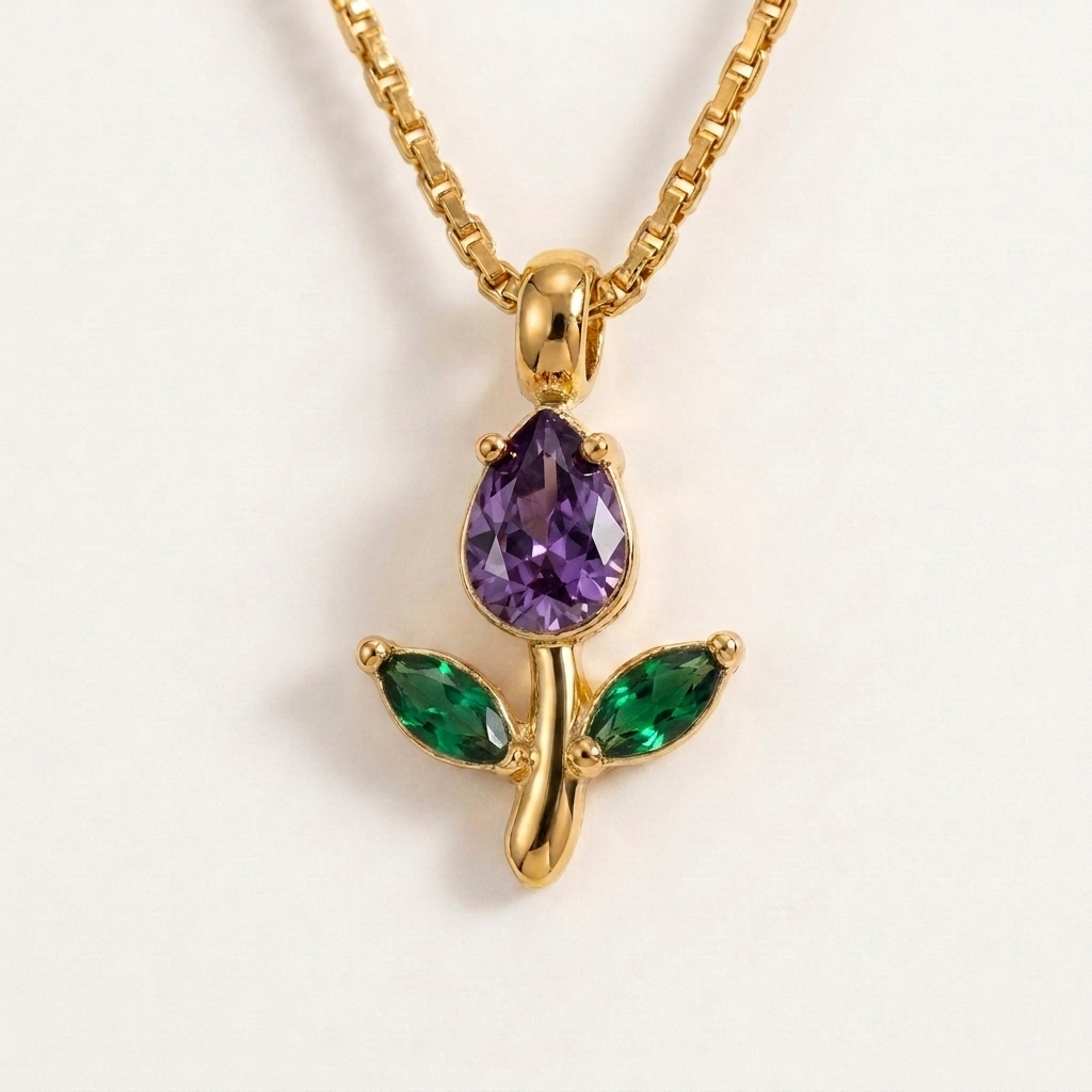 Everlasting Tulip Necklace