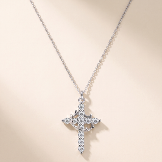 crown cross necklace