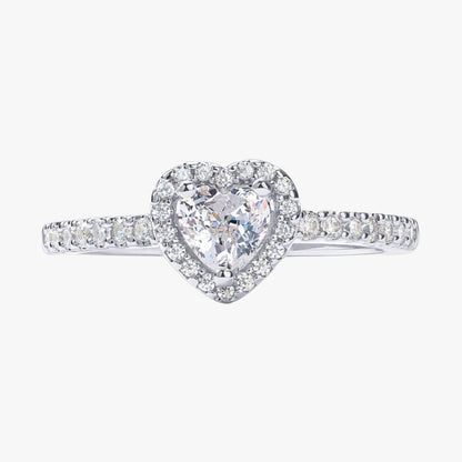 14K heart loveletter ring